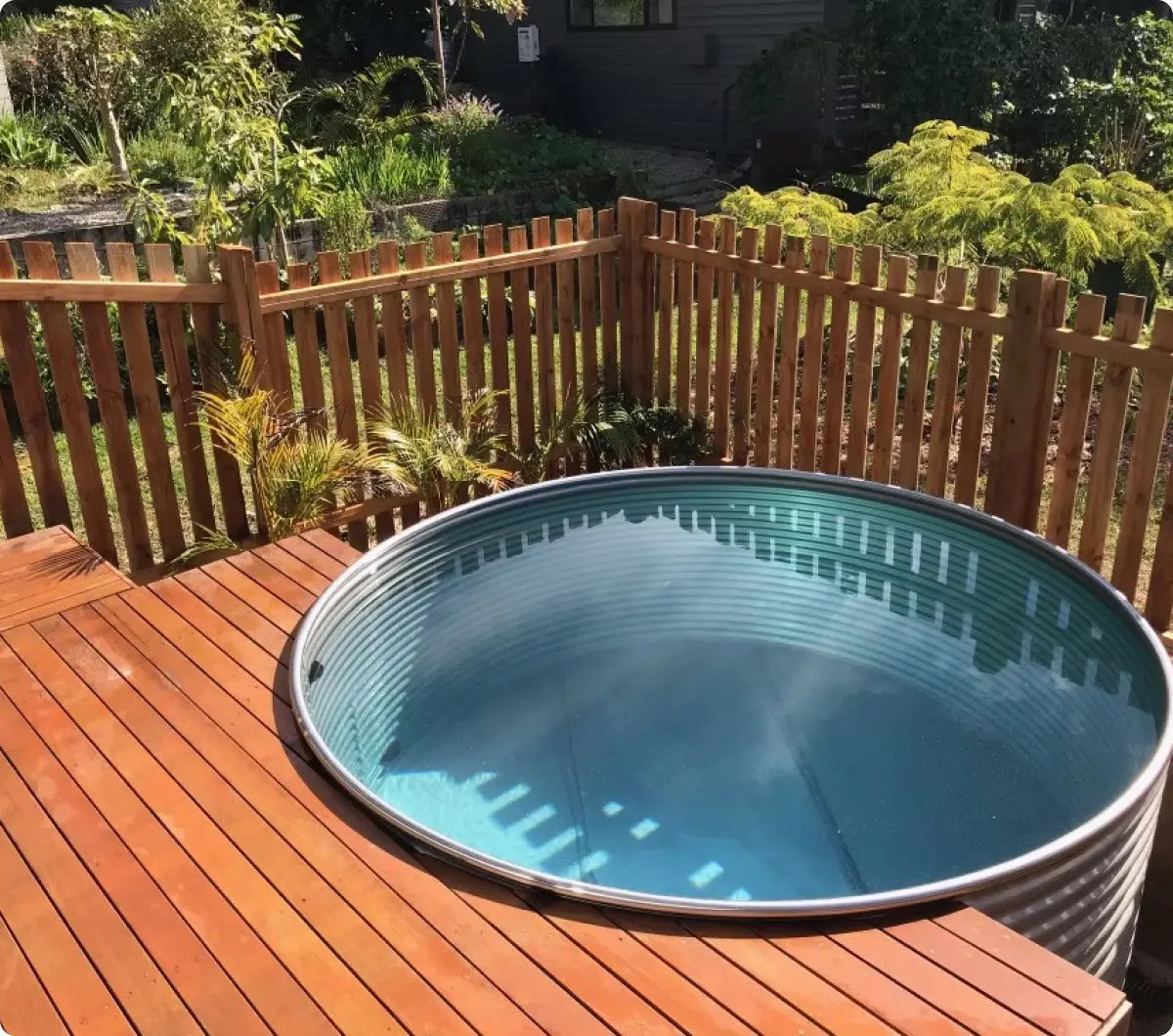 Scenic Plunge Pool Landscape